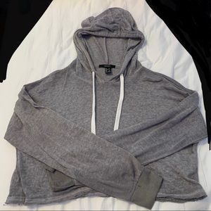 hoodie with white strings
